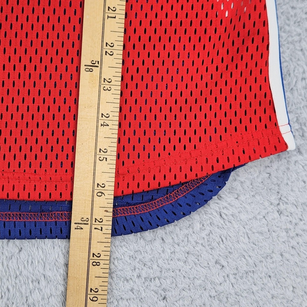 Chicago Cubs Jersey Tank Top Womens Medium Red Blue MLB Baseball G-III 4Her - Picture 5 of 11
